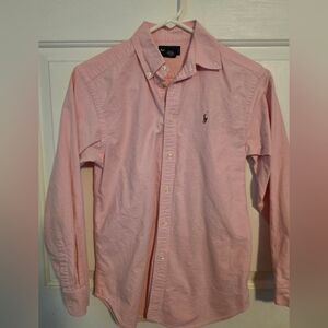 Ralph Lauren Light Pink Casual Button-Down Shirt
